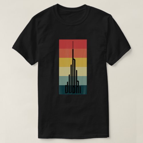 Vintage-inspired Burj Khalifa t-shirt