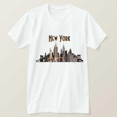 New York City-inspired t-shirt with a very unique vibe