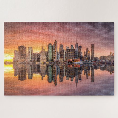 Jigsaw puzzle featuring Lower Manhattan NYC