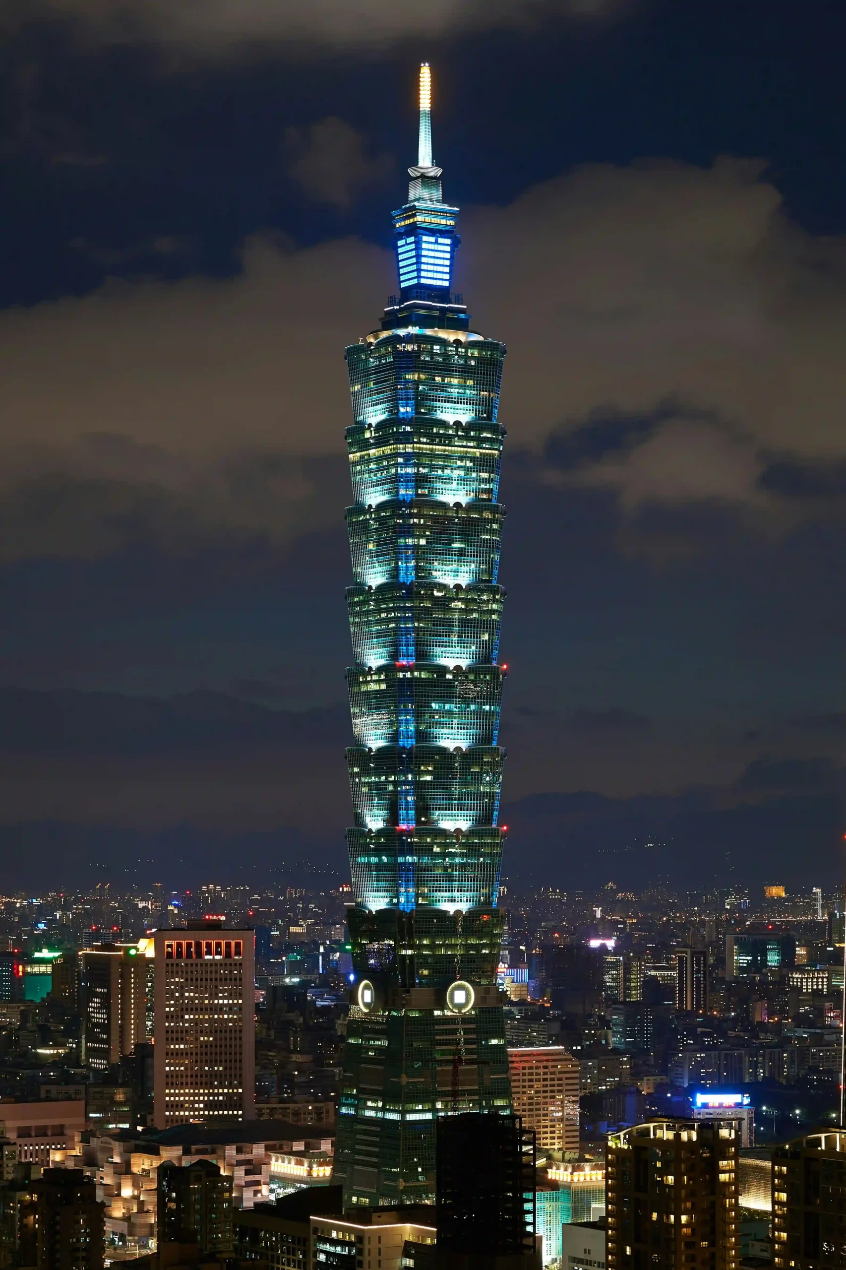 Taipei 101 Skyscraper Guide: Stats, Engineering, and Fun Facts taipei 101 night light skyscraper scaled