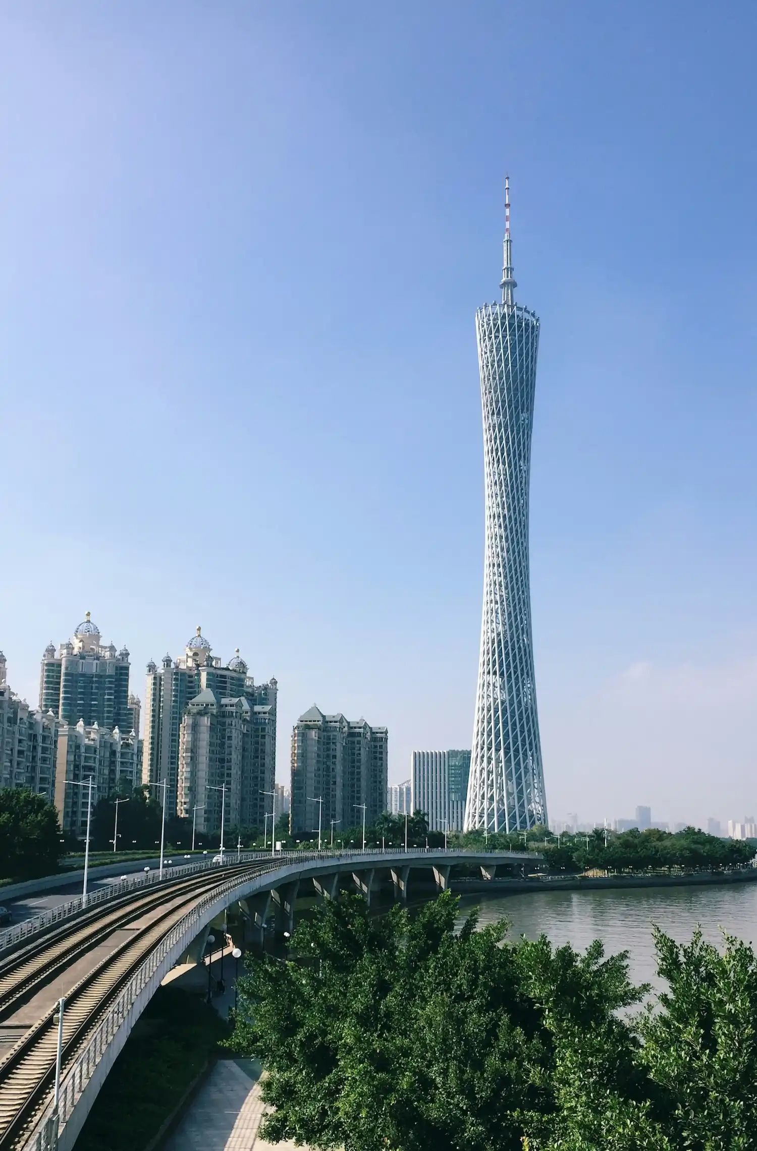 The Canton Tower located in Guangzhou, China