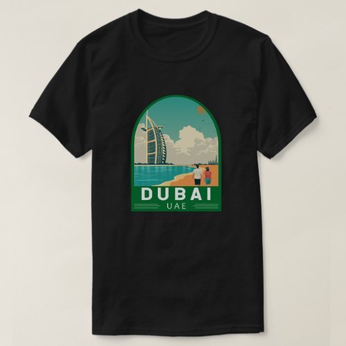 Dubai Burj Al Arab T-shirt with a vibrant-colourful design