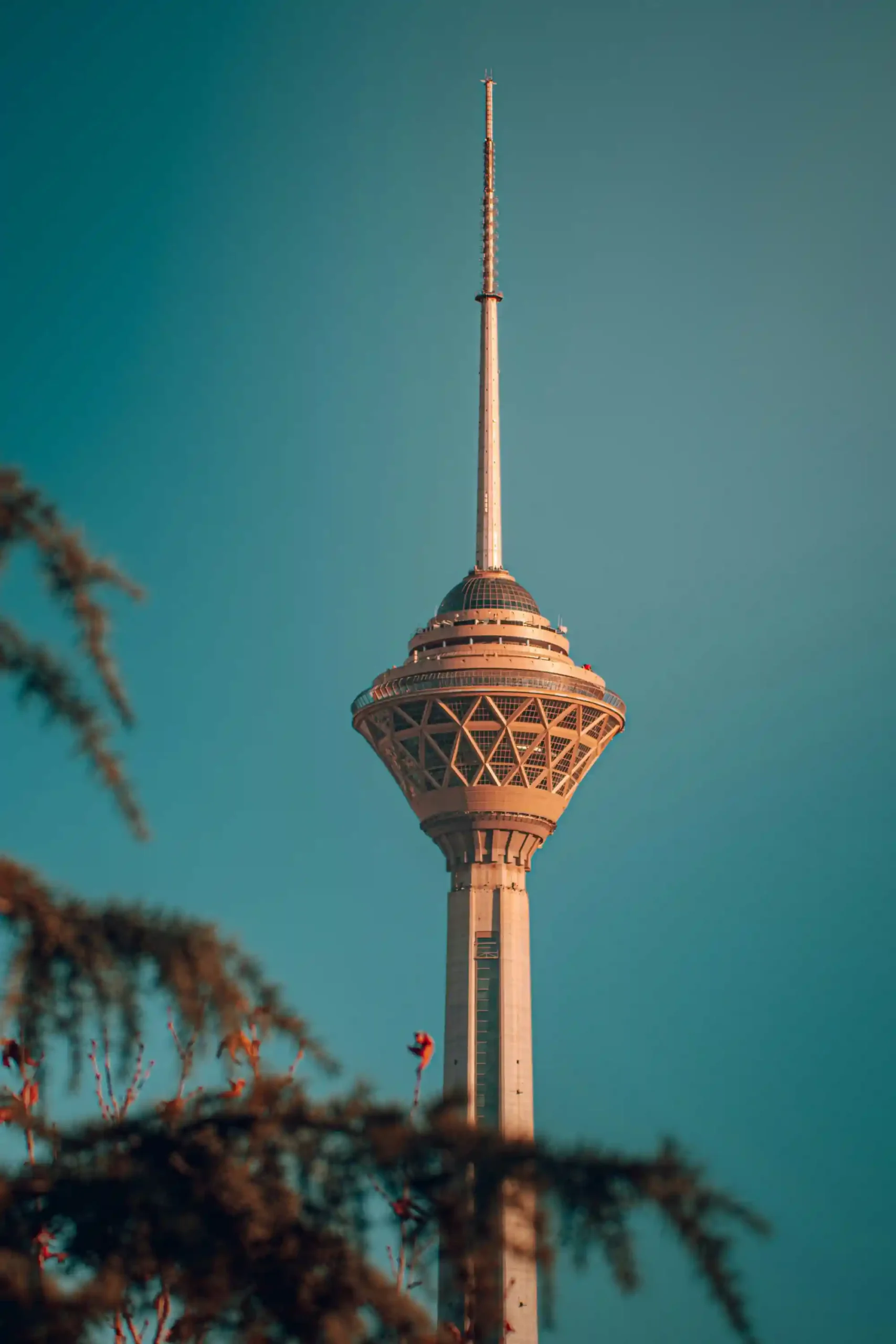 The 10 Tallest Towers in the World (No Buildings) The Milad Tower rising high above the Tehran skyline