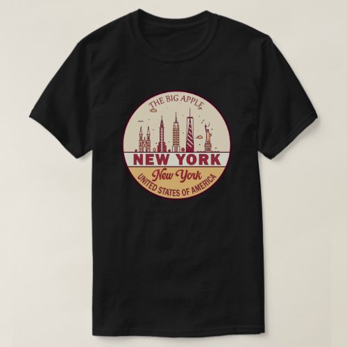 Merch Merch new york skyline t shirt