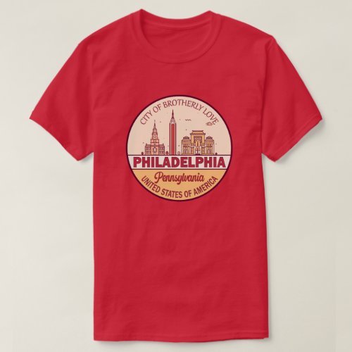 Merch Merch philadelphia skyline t shirt