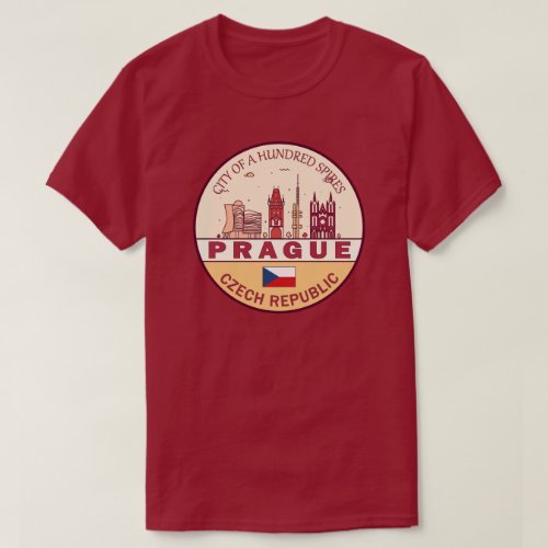 Merch Prague skyline T-Shirt