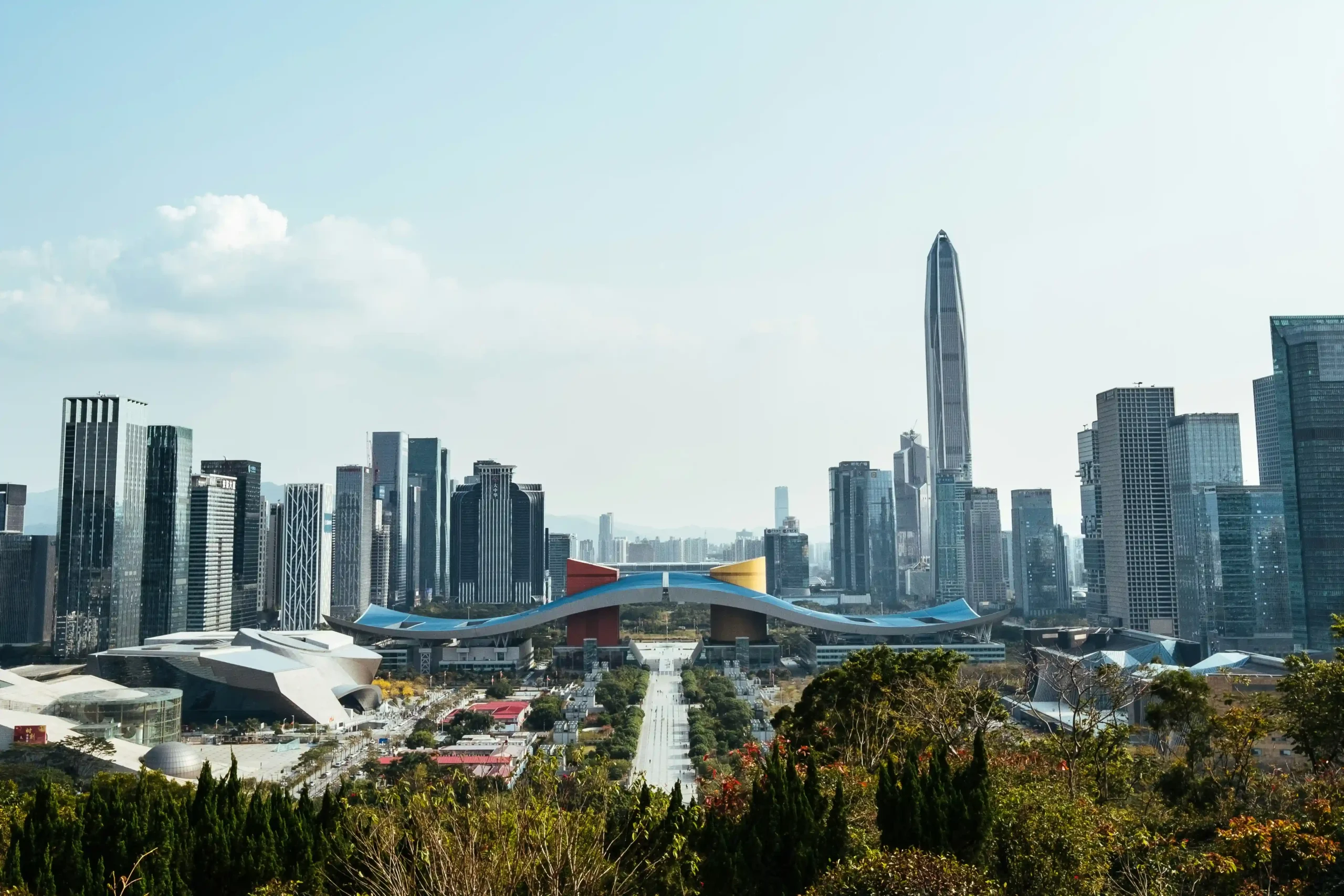 Top 10 Cities with the Most Skyscrapers in the World 2025 Shenzhen Skyline featuring the Ping An Finance Center and many other skyscrapers