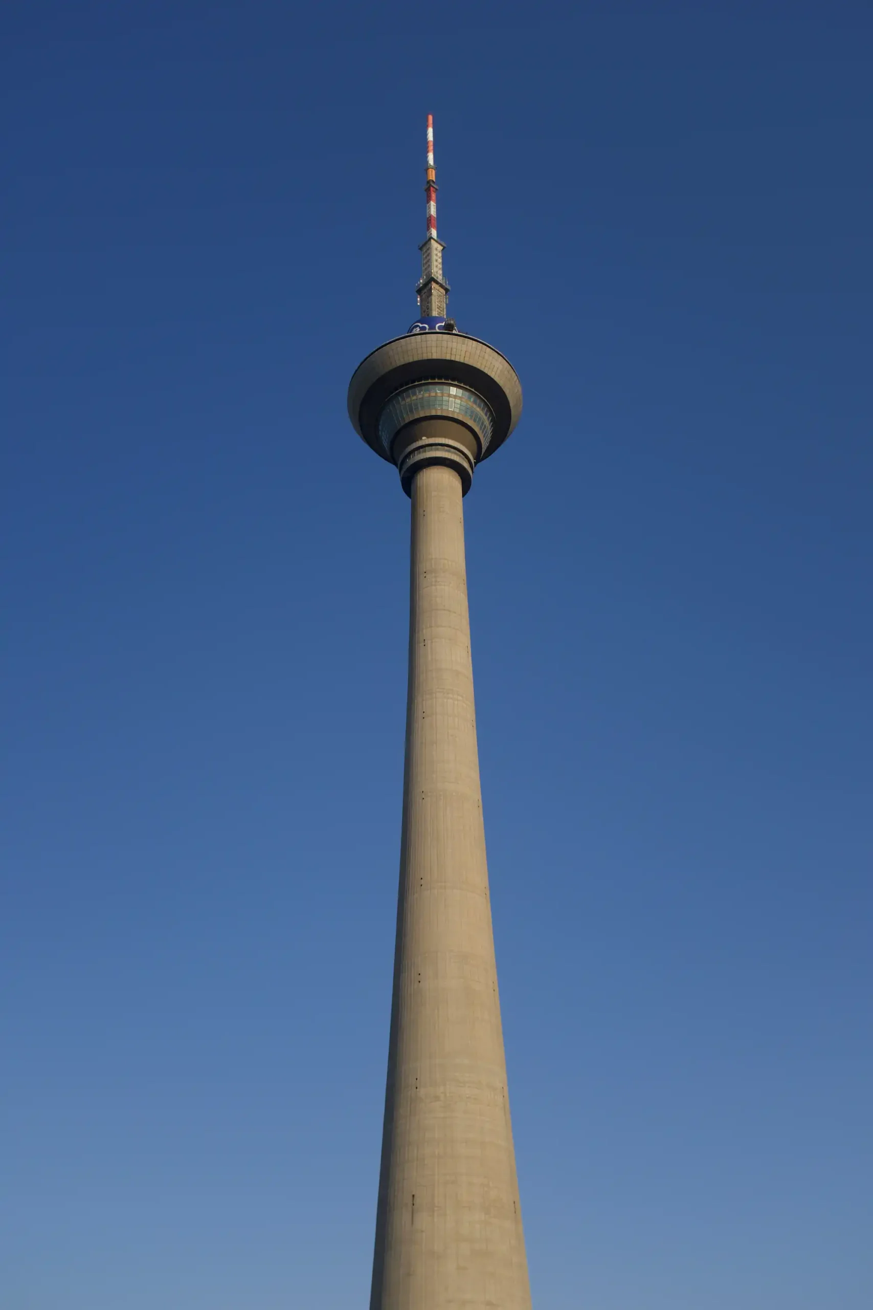 The 10 Tallest Towers in the World (No Buildings) The Tianjin Radio and TV Tower rising high above the Tianjin skyline