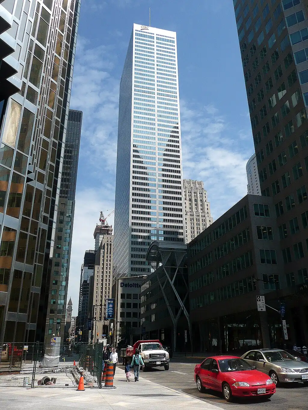 Commerce Court West Skyscraper, located in Toronto