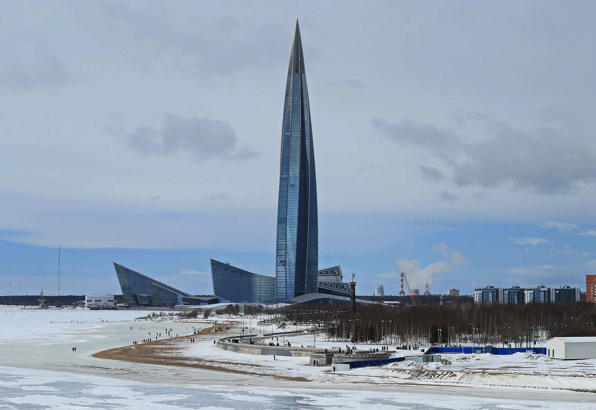 Lakhta Center Skyscraper located in St. Petersburg, Russia