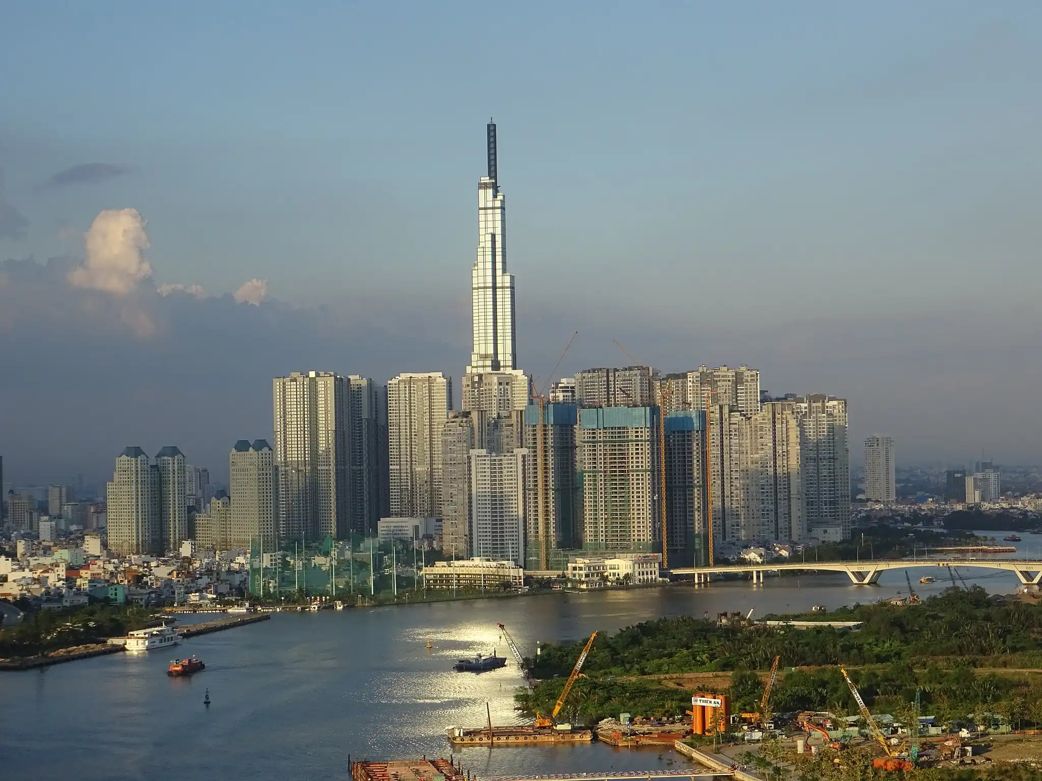Landmark 81 Skyscraper located in Ho Chi Minh city, Vietnam